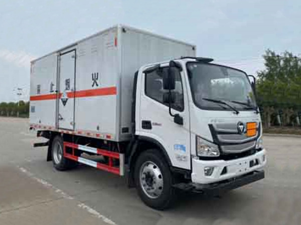 歐馬可5米2腐蝕性物品廂式運輸車