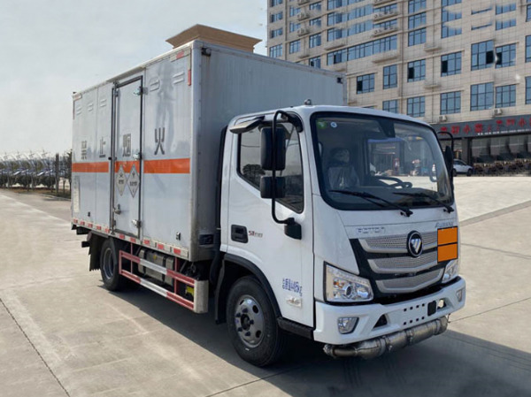 歐馬可藍(lán)牌毒性物品廂式運(yùn)輸車